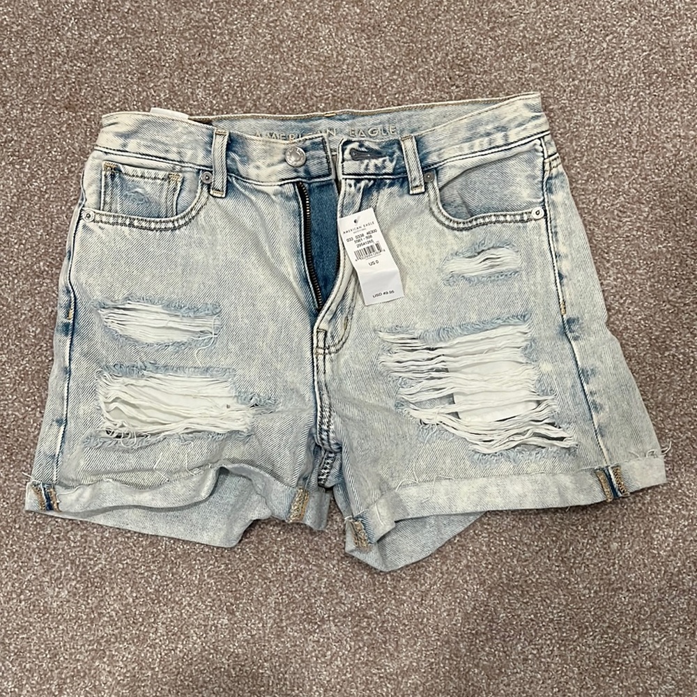 American eagle distressed shorts